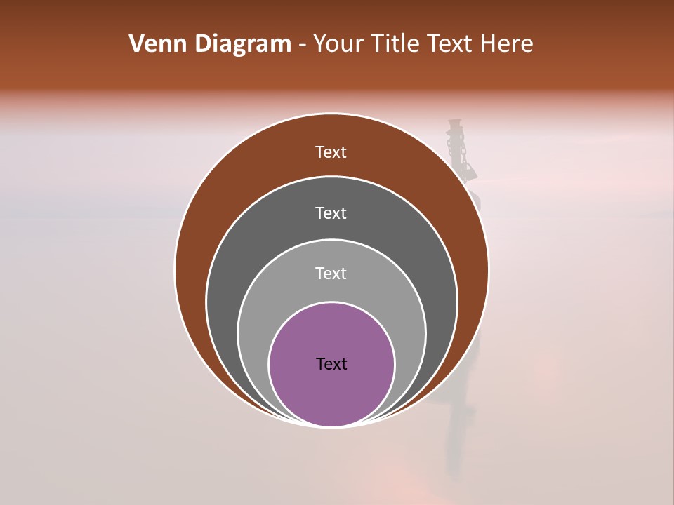 A Boat Is Sitting In The Water On A Calm Day PowerPoint Template