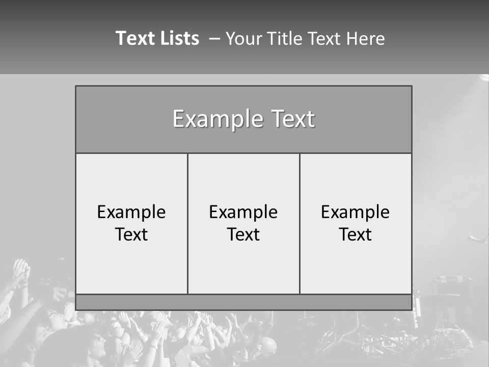 A Man On Top Of A Drum Set In Front Of A Crowd PowerPoint Template