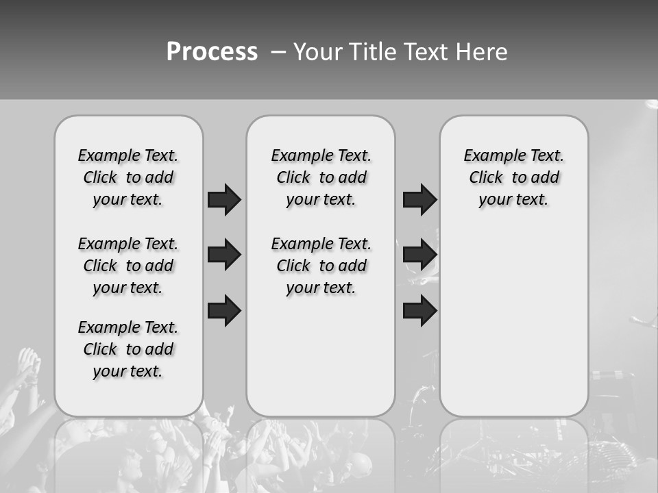 A Man On Top Of A Drum Set In Front Of A Crowd PowerPoint Template