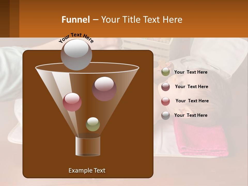 A Baby Laying On Its Back On A Blanket PowerPoint Template