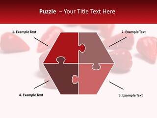 A Group Of Red Peppers On A White Surface PowerPoint Template