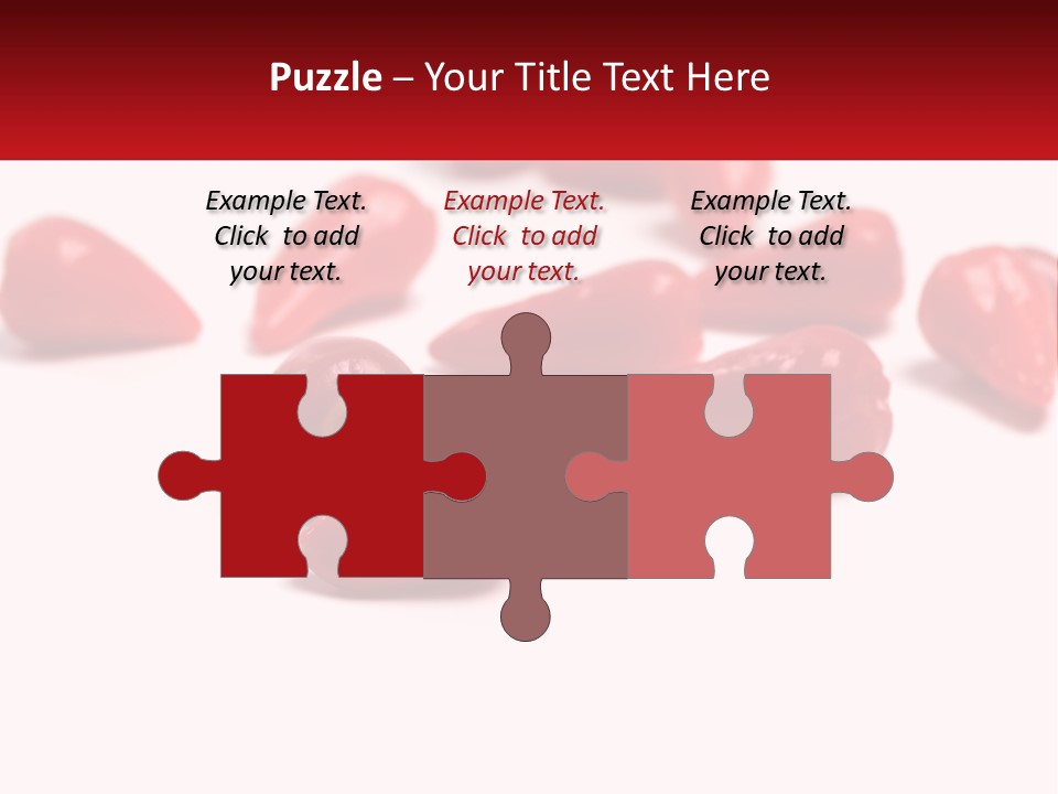 A Group Of Red Peppers On A White Surface PowerPoint Template