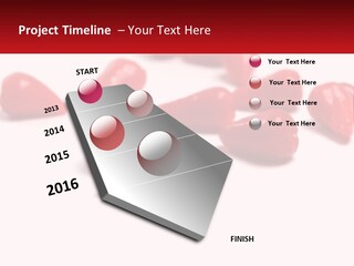 A Group Of Red Peppers On A White Surface PowerPoint Template