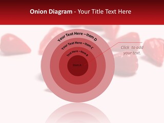 A Group Of Red Peppers On A White Surface PowerPoint Template