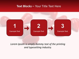 A Group Of Red Peppers On A White Surface PowerPoint Template