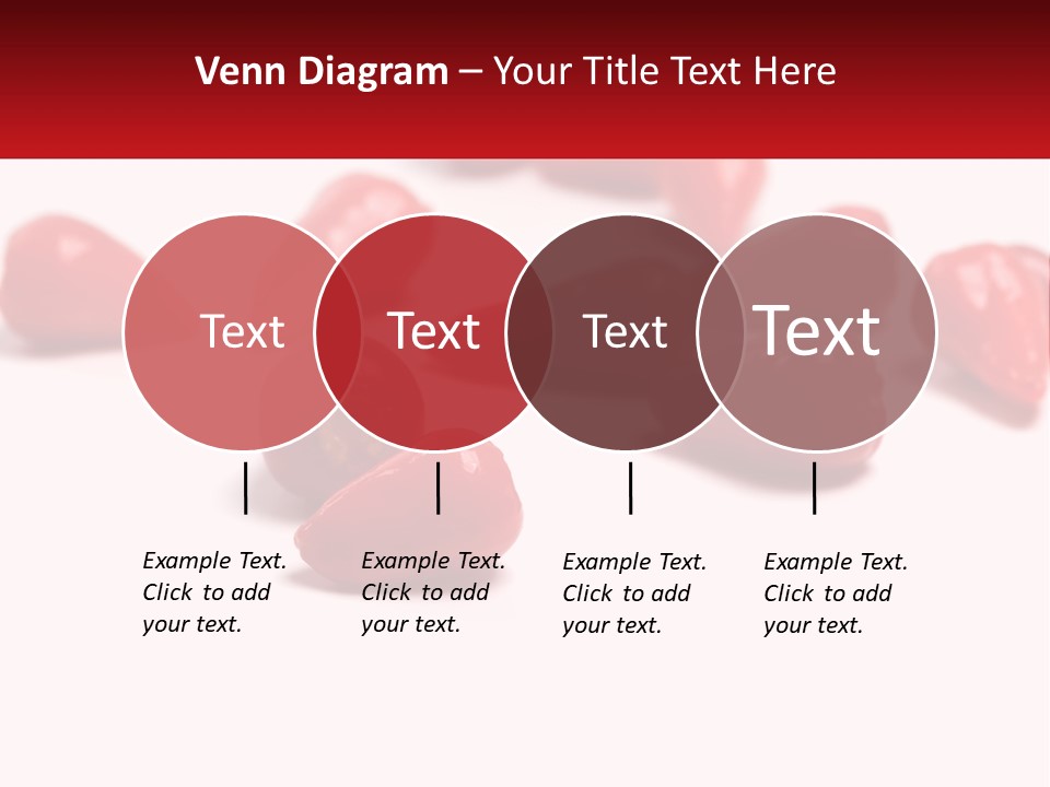 A Group Of Red Peppers On A White Surface PowerPoint Template