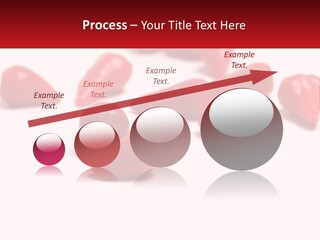 A Group Of Red Peppers On A White Surface PowerPoint Template