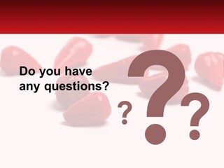 A Group Of Red Peppers On A White Surface PowerPoint Template