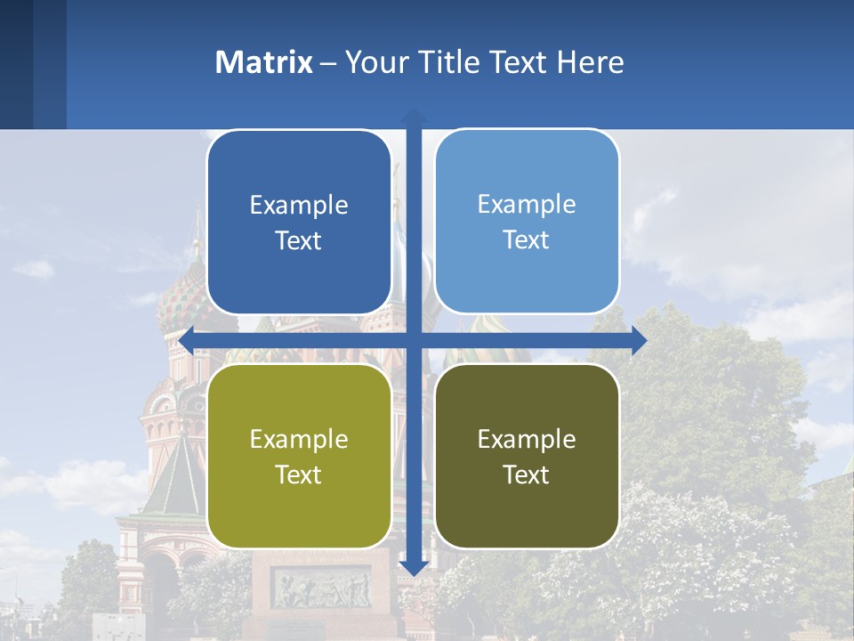 A Picture Of A Church With A Blue Sky In The Background PowerPoint Template