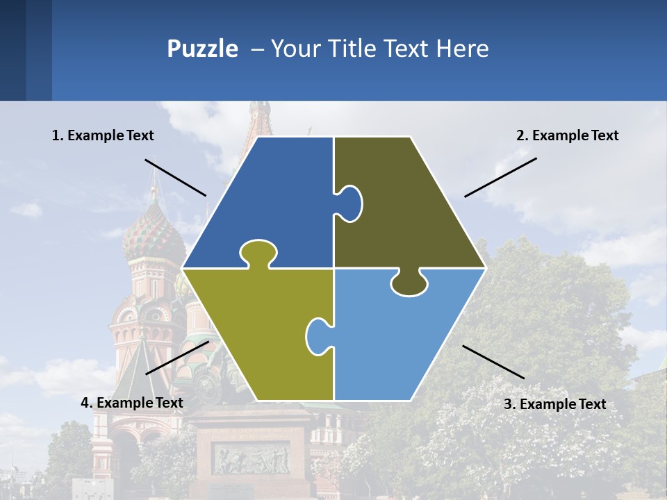 A Picture Of A Church With A Blue Sky In The Background PowerPoint Template