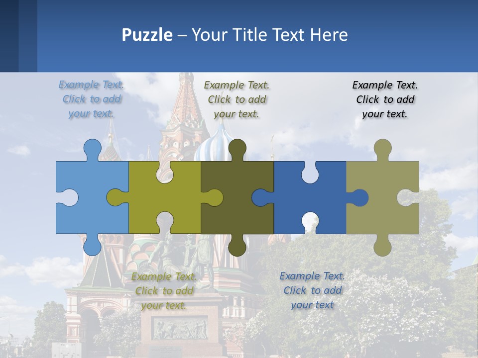 A Picture Of A Church With A Blue Sky In The Background PowerPoint Template