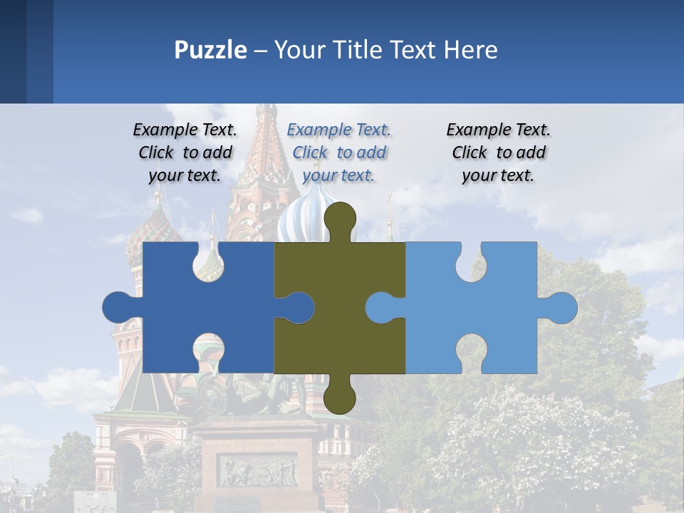 A Picture Of A Church With A Blue Sky In The Background PowerPoint Template