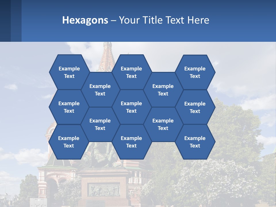 A Picture Of A Church With A Blue Sky In The Background PowerPoint Template