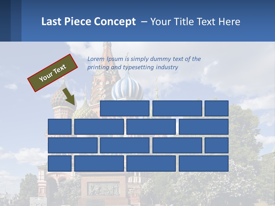 A Picture Of A Church With A Blue Sky In The Background PowerPoint Template