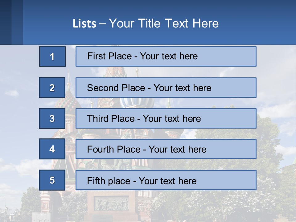 A Picture Of A Church With A Blue Sky In The Background PowerPoint Template