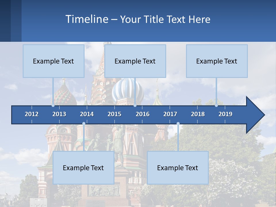 A Picture Of A Church With A Blue Sky In The Background PowerPoint Template