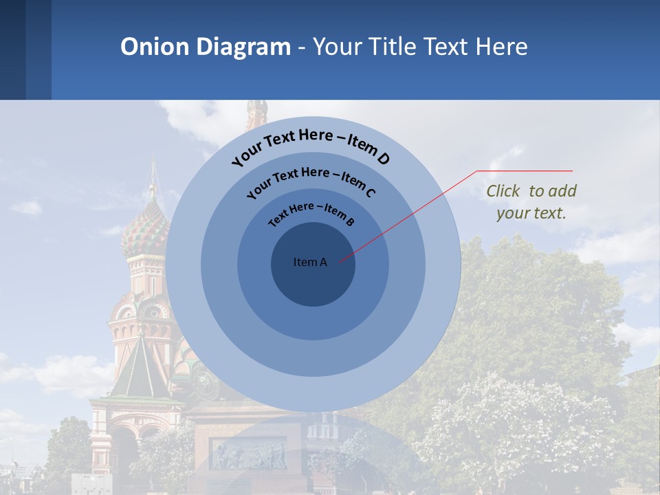 A Picture Of A Church With A Blue Sky In The Background PowerPoint Template