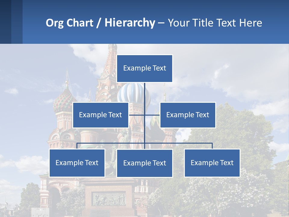 A Picture Of A Church With A Blue Sky In The Background PowerPoint Template