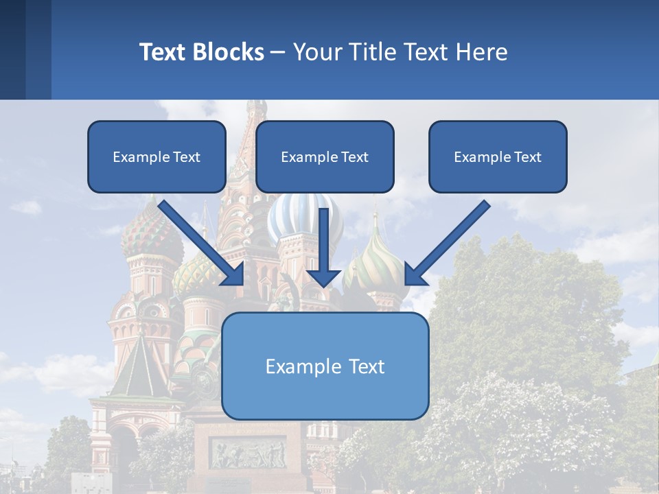 A Picture Of A Church With A Blue Sky In The Background PowerPoint Template