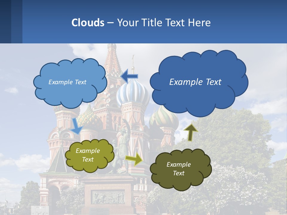 A Picture Of A Church With A Blue Sky In The Background PowerPoint Template