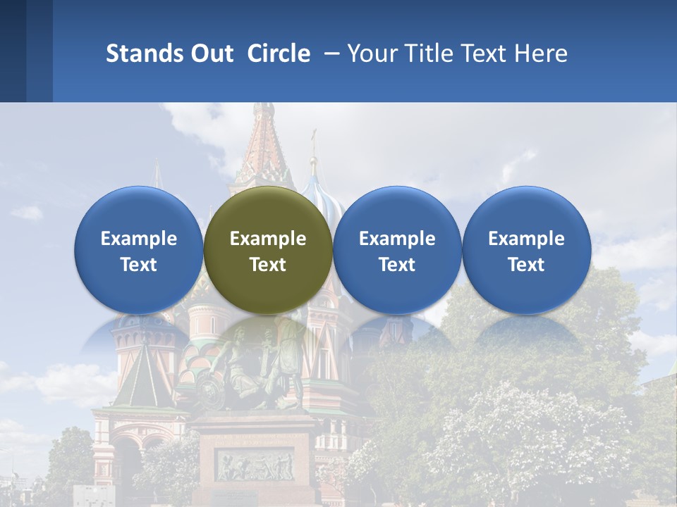 A Picture Of A Church With A Blue Sky In The Background PowerPoint Template