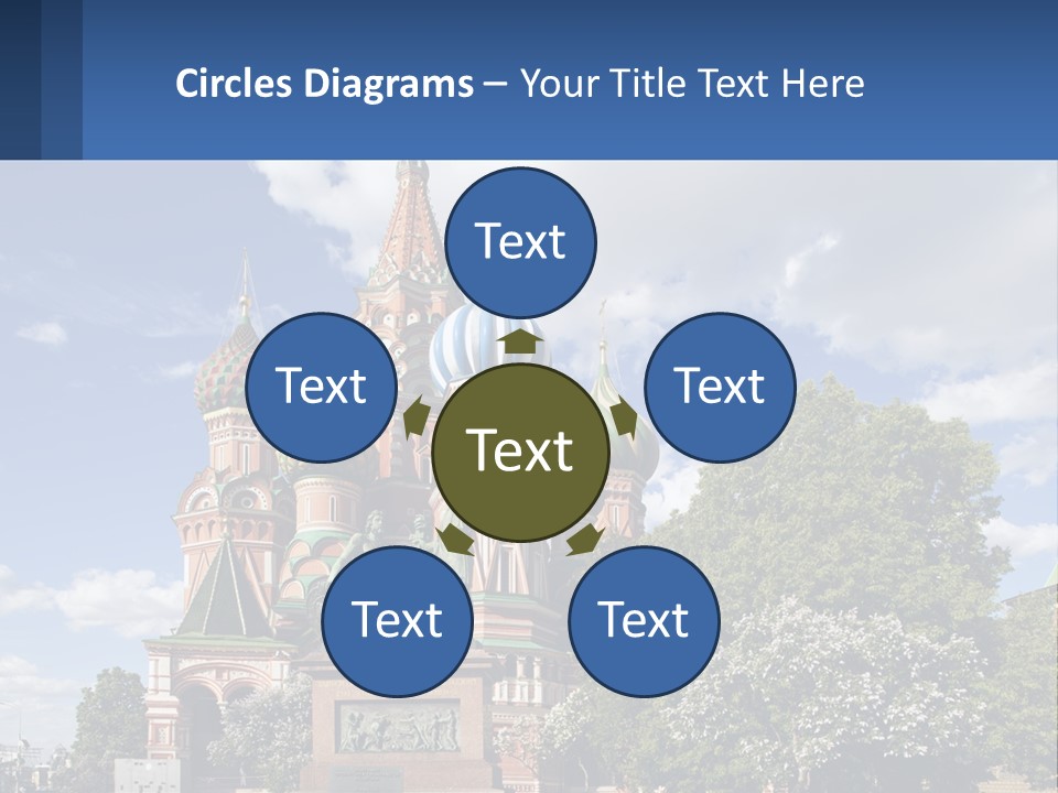 A Picture Of A Church With A Blue Sky In The Background PowerPoint Template