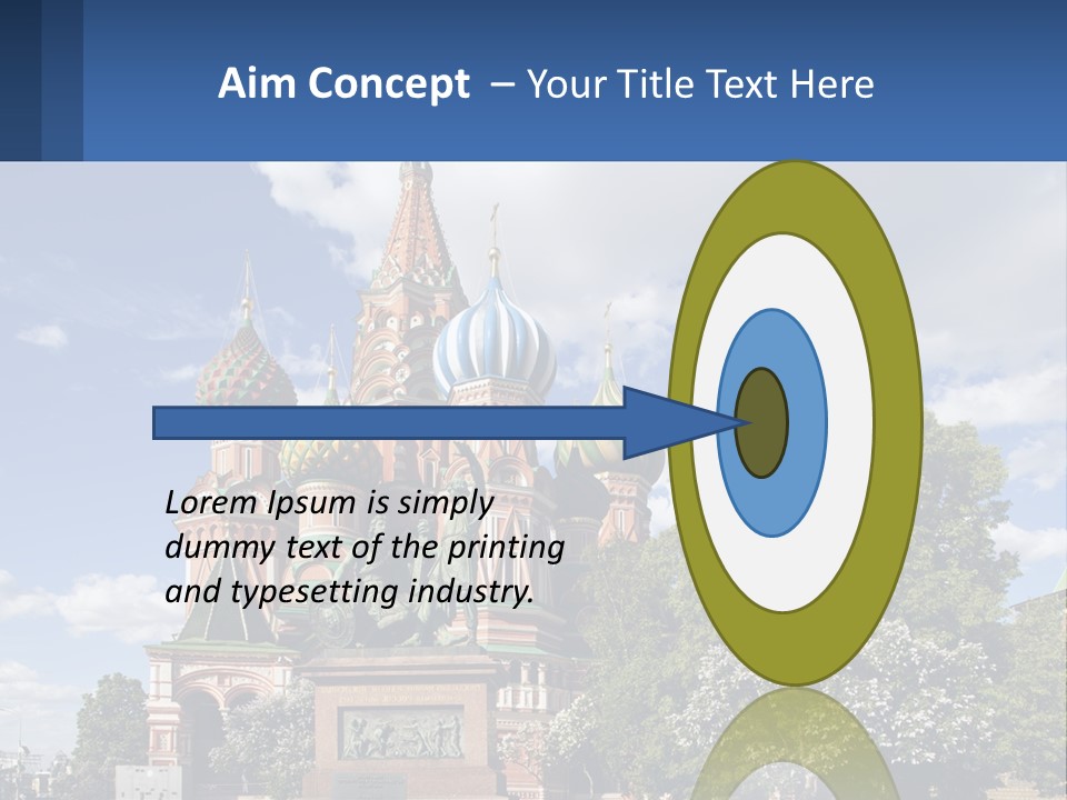 A Picture Of A Church With A Blue Sky In The Background PowerPoint Template