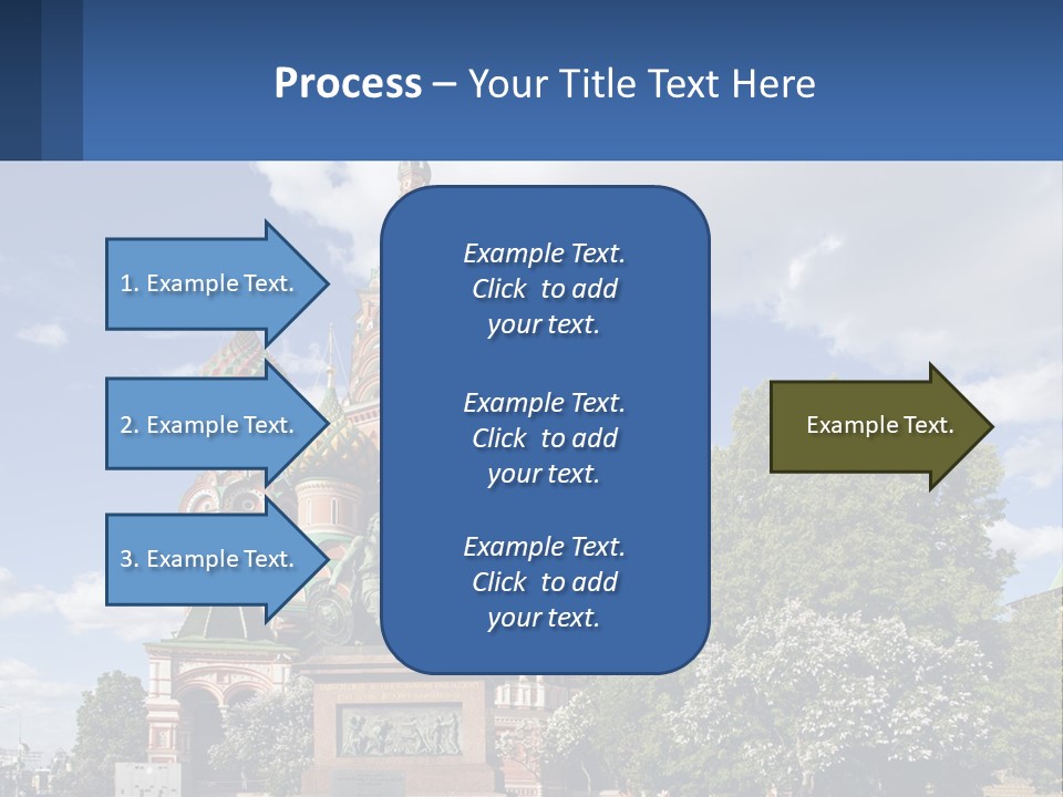 A Picture Of A Church With A Blue Sky In The Background PowerPoint Template