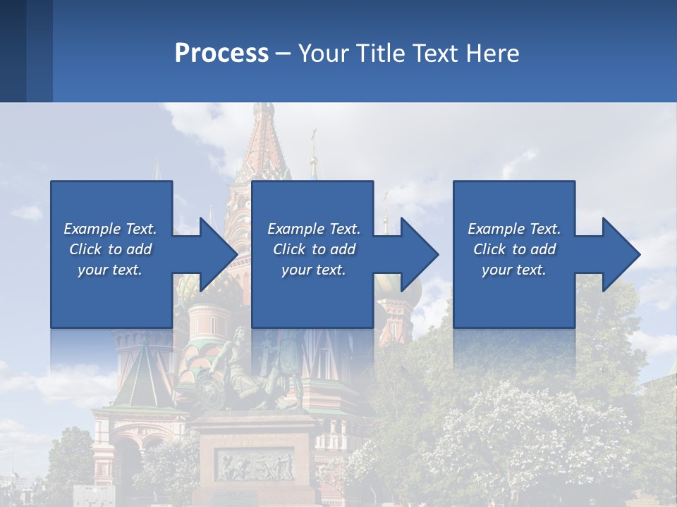 A Picture Of A Church With A Blue Sky In The Background PowerPoint Template