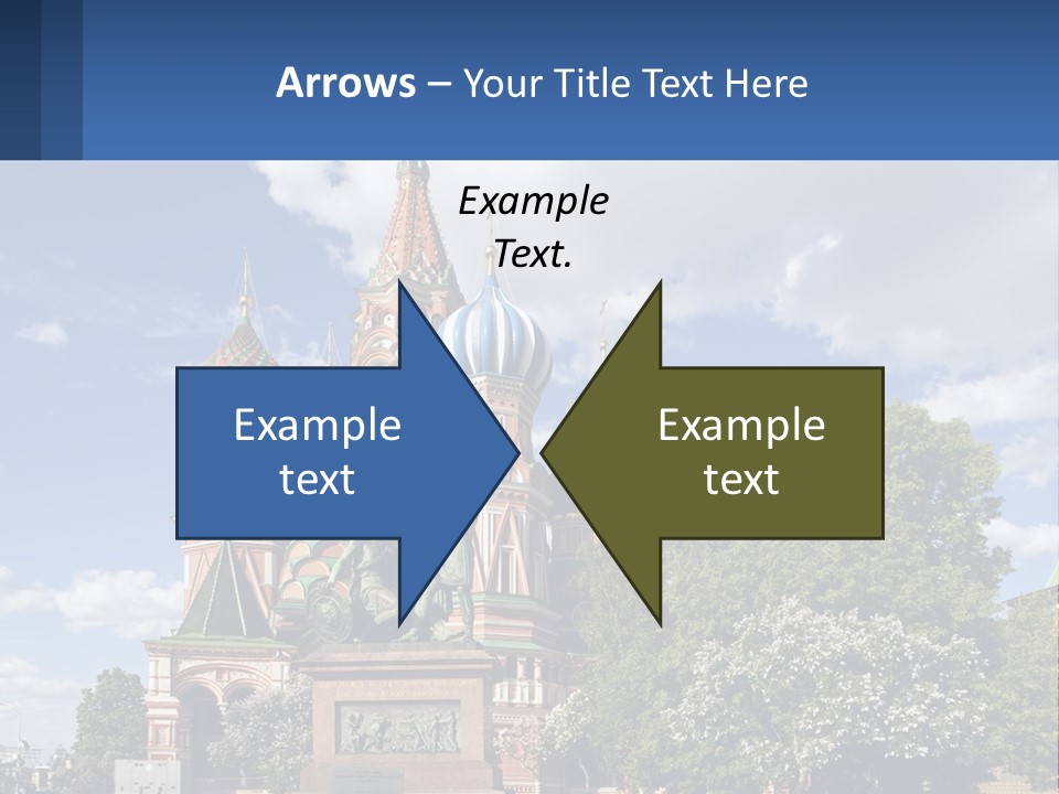 A Picture Of A Church With A Blue Sky In The Background PowerPoint Template