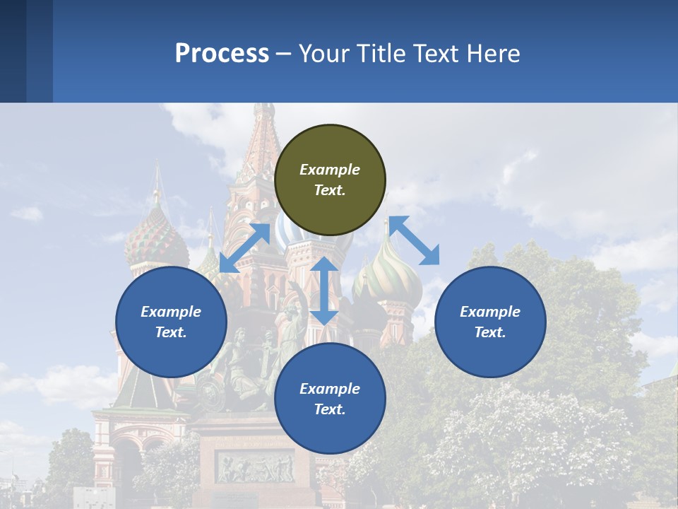A Picture Of A Church With A Blue Sky In The Background PowerPoint Template