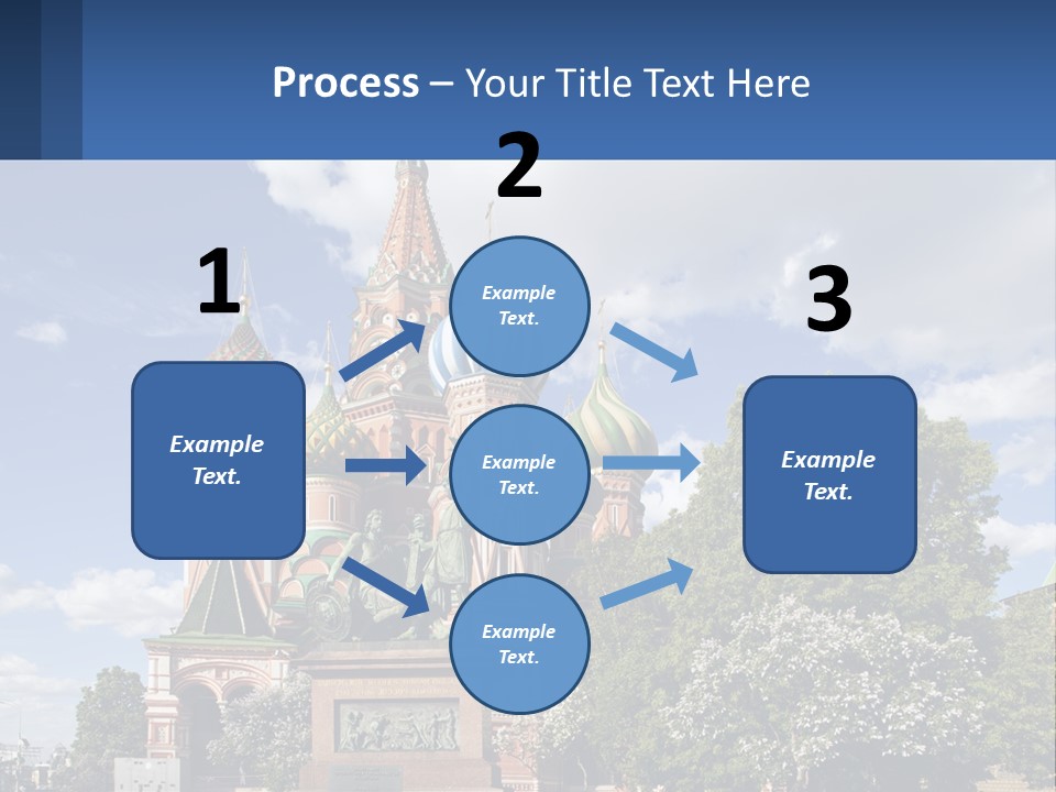 A Picture Of A Church With A Blue Sky In The Background PowerPoint Template