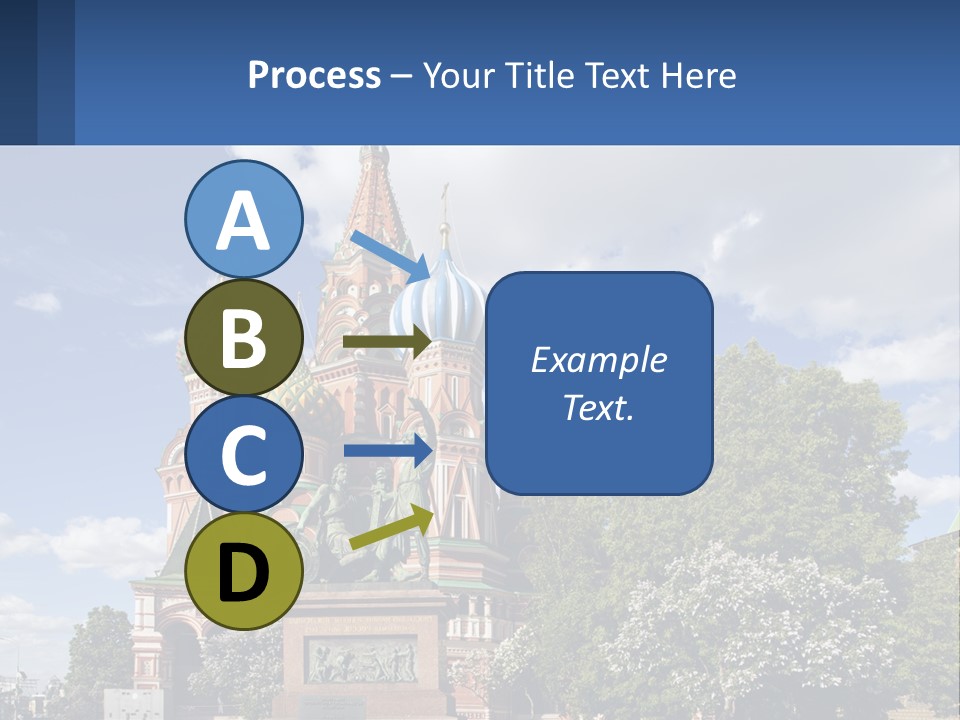 A Picture Of A Church With A Blue Sky In The Background PowerPoint Template