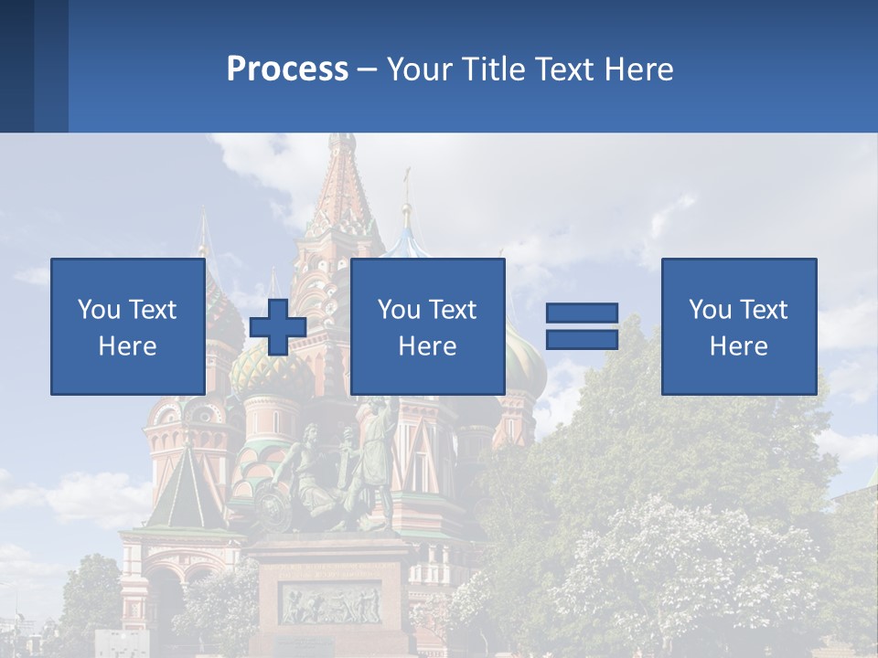 A Picture Of A Church With A Blue Sky In The Background PowerPoint Template