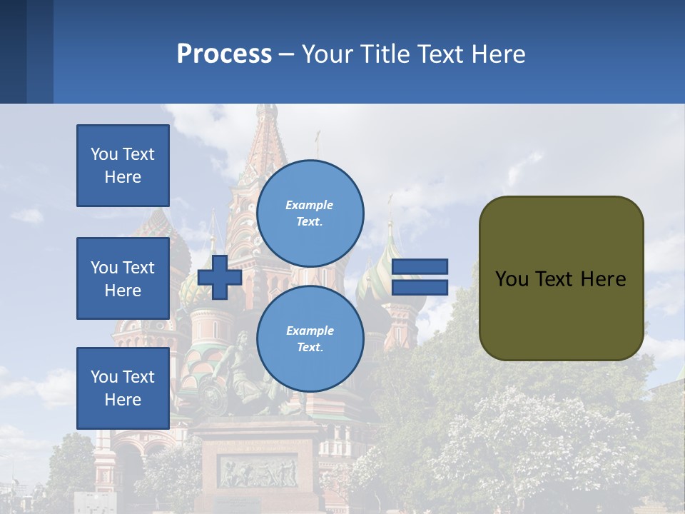 A Picture Of A Church With A Blue Sky In The Background PowerPoint Template