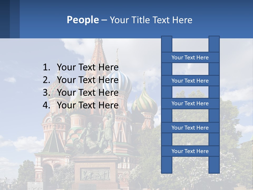 A Picture Of A Church With A Blue Sky In The Background PowerPoint Template