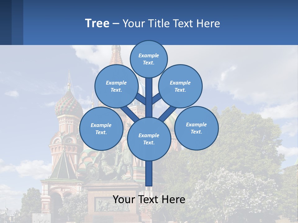 A Picture Of A Church With A Blue Sky In The Background PowerPoint Template