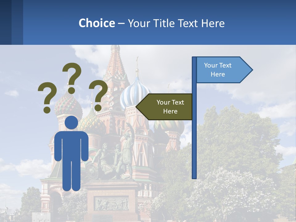 A Picture Of A Church With A Blue Sky In The Background PowerPoint Template