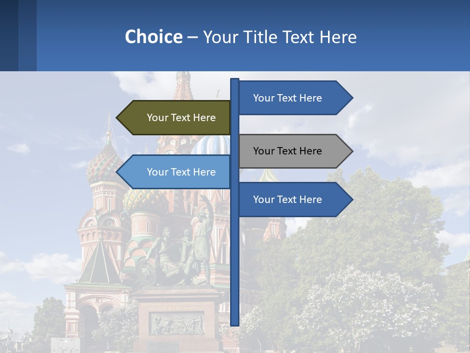 A Picture Of A Church With A Blue Sky In The Background PowerPoint Template