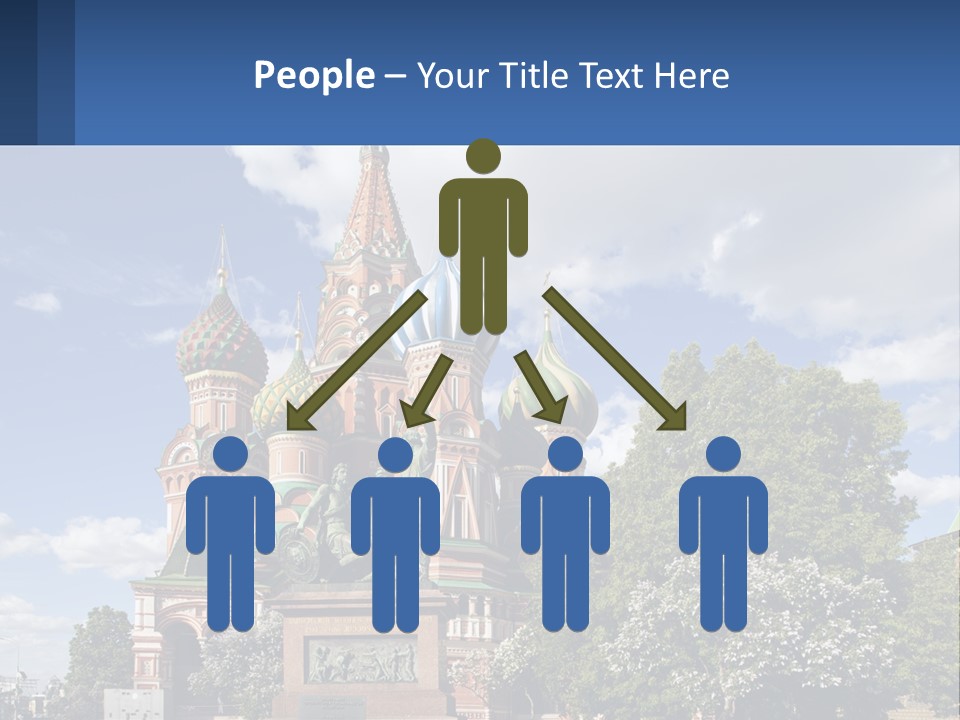 A Picture Of A Church With A Blue Sky In The Background PowerPoint Template