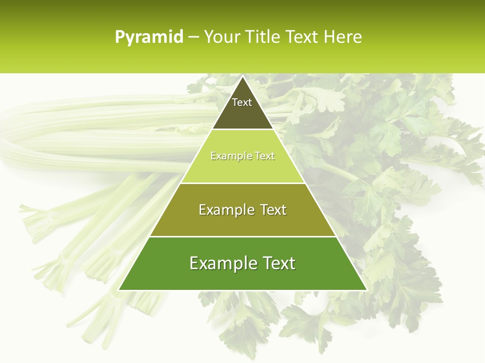A Bunch Of Celery Sitting On Top Of A Table PowerPoint Template