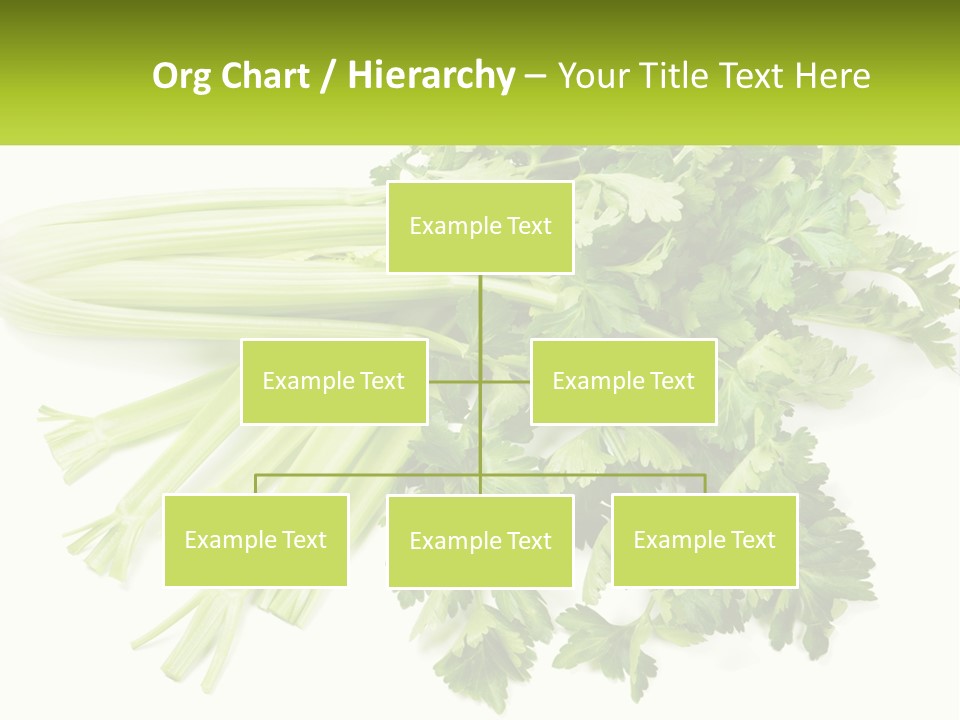 A Bunch Of Celery Sitting On Top Of A Table PowerPoint Template