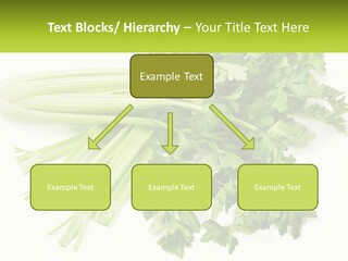 A Bunch Of Celery Sitting On Top Of A Table PowerPoint Template
