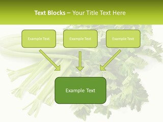 A Bunch Of Celery Sitting On Top Of A Table PowerPoint Template
