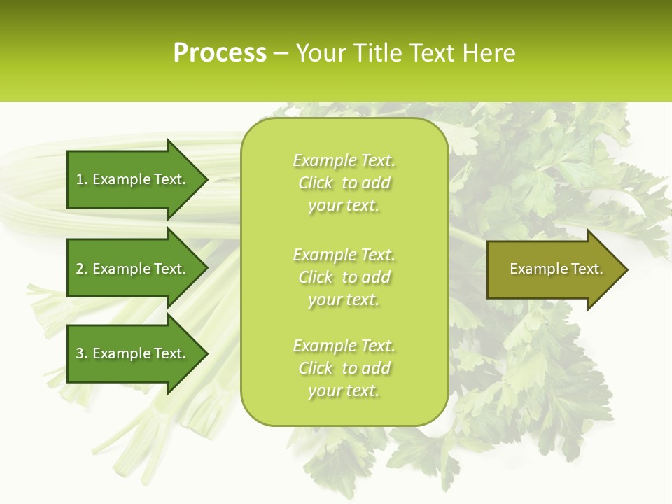 A Bunch Of Celery Sitting On Top Of A Table PowerPoint Template