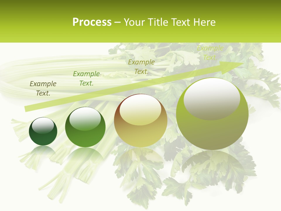 A Bunch Of Celery Sitting On Top Of A Table PowerPoint Template