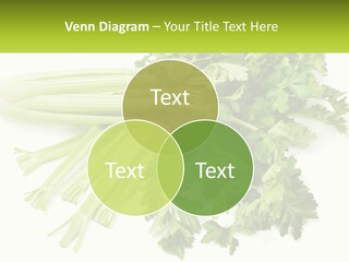 A Bunch Of Celery Sitting On Top Of A Table PowerPoint Template
