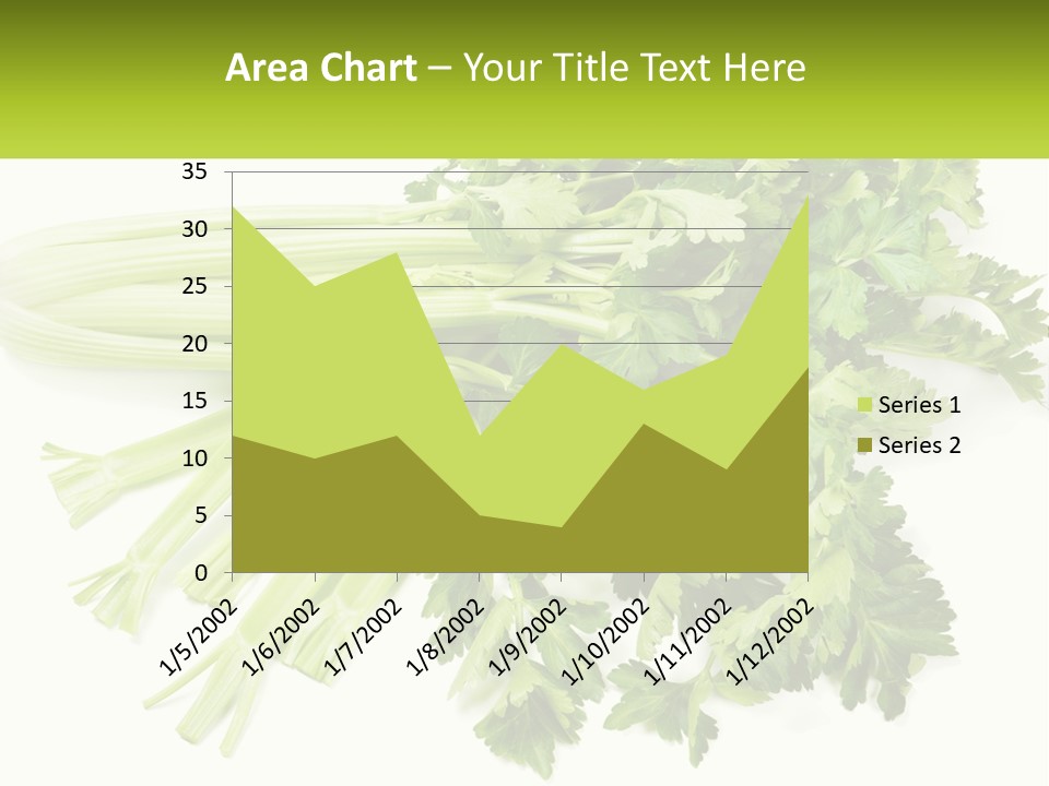 A Bunch Of Celery Sitting On Top Of A Table PowerPoint Template