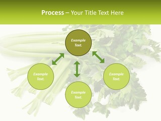 A Bunch Of Celery Sitting On Top Of A Table PowerPoint Template