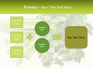 A Bunch Of Celery Sitting On Top Of A Table PowerPoint Template